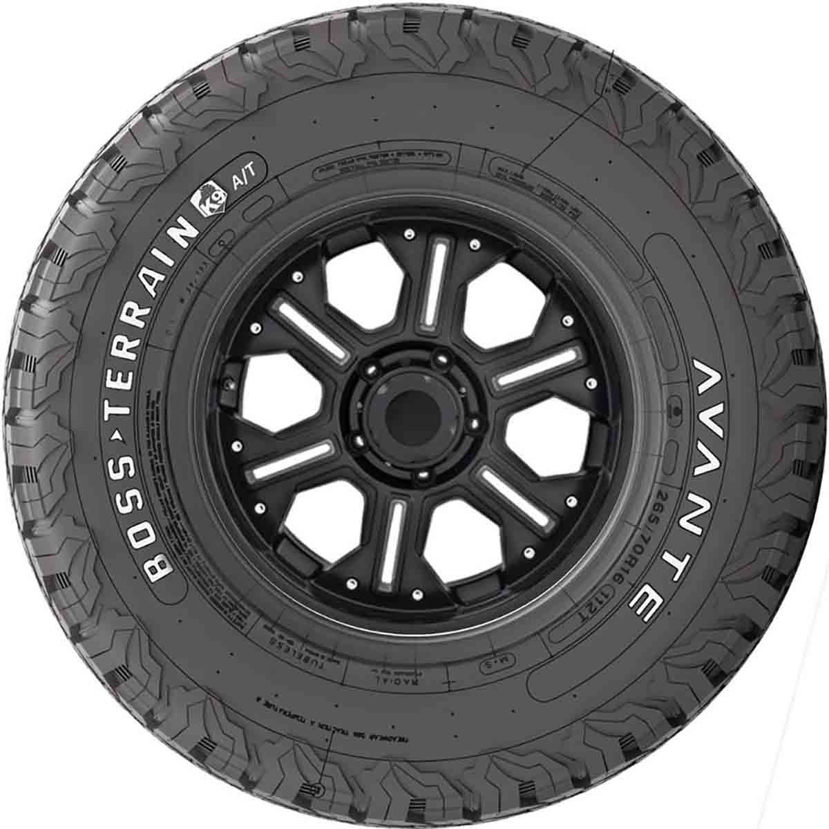 Llantas AVANTE Boss Terrain K9 A/T P265/70R16 | Virtual Llantas