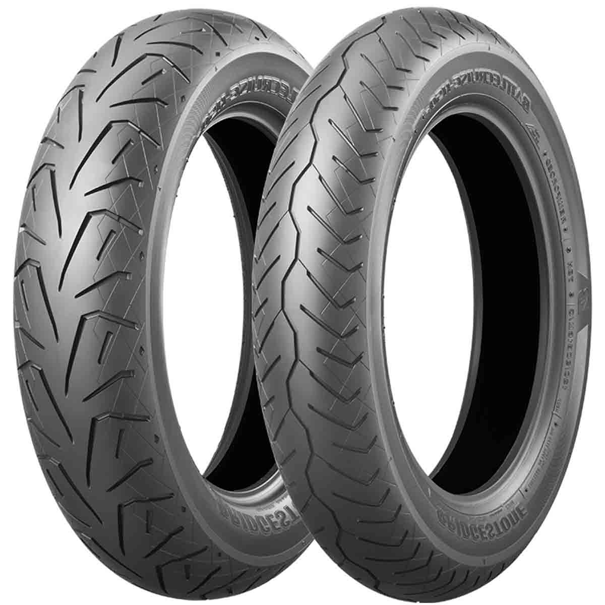 Bridgestone Battlecruise H50 Tire Set – 130/60-19 Front & 180/55-18 Rear For Harley Road Glide 5 thumbnail image