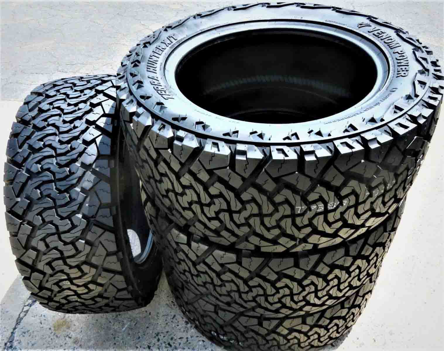 4 New Venom Power Terra Hunter X/T Tires LT275/65R20 E 10PLY Light Truck AT